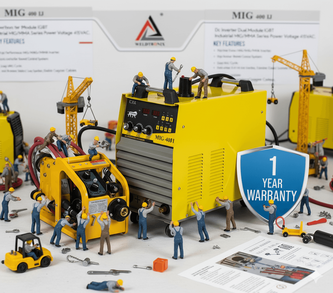 MIG 400 IJ Industrial Welder - Welding Machine Bangalore