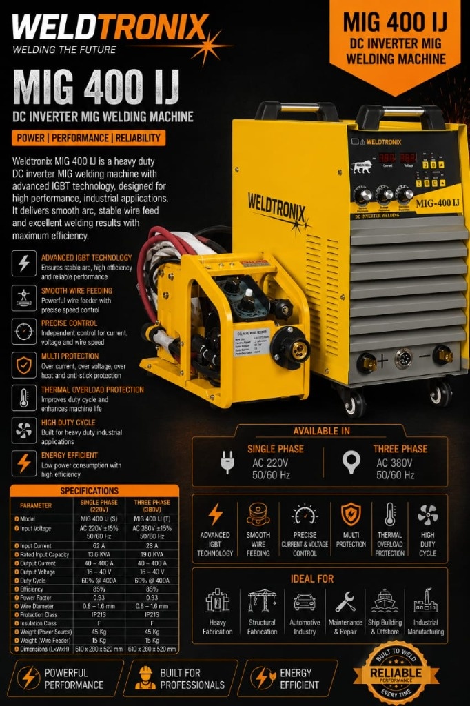 MIG 400 Ij Industrial Welder