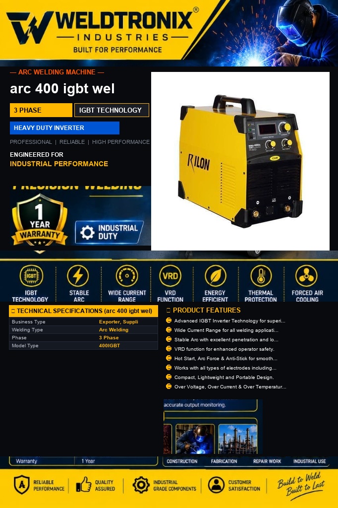 ARC 400 Igbt Welder - Welding Machine